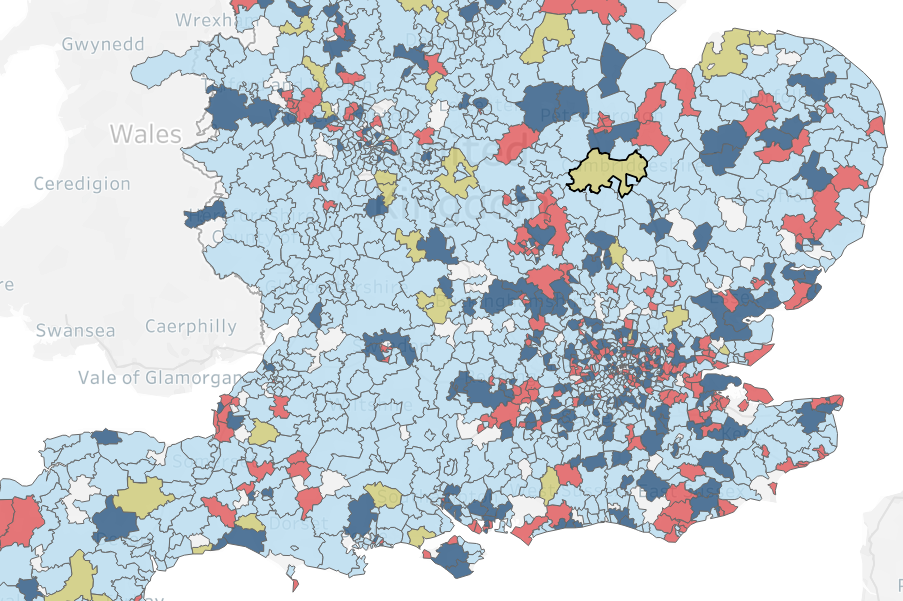 Interactive Tableau Dashboard to Visualize the General Practitioners (GPs) shortage in England